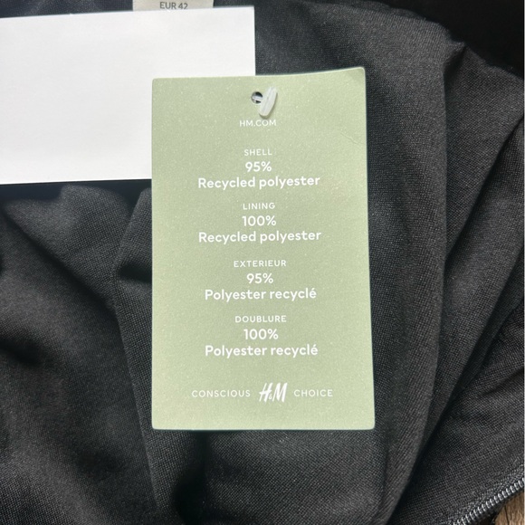 ✨ H&M Black Sequin Midi Skirt – Size US 10- NWT - Picture 8 of 9